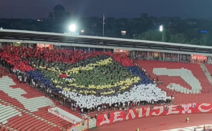 Sramotna koreografija Delija: Na Marakani veličali presuđenog ratnog zločinca Ratka Mladića