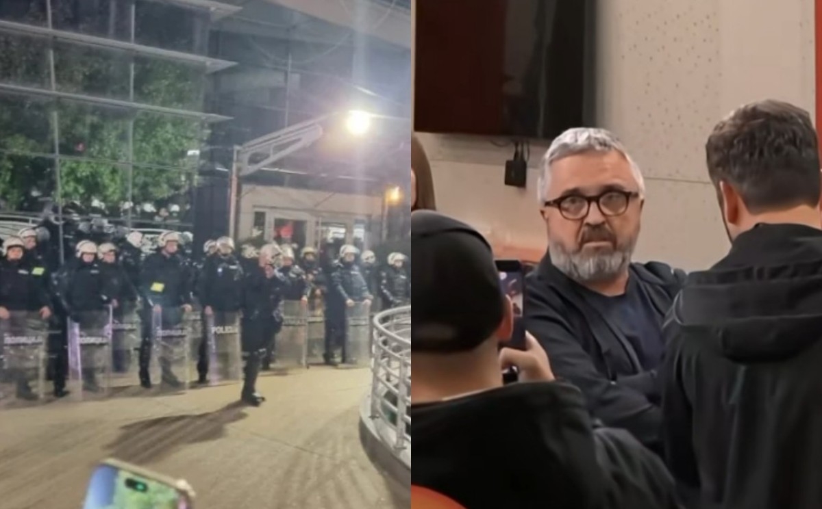 Građani Beograda upali u Informer pa otišli pred Pink: Gađaju zgradu jajima i pjevaju 'izađi mala'