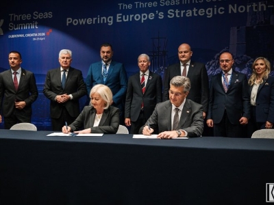 Krišto i Plenković potpisali sporazum o izgradnji Јužne interkonekcije