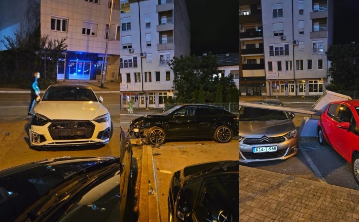 Objavljen snimak: Pijana Slovenka napravila haos u bh. gradu, više automobila oštećeno