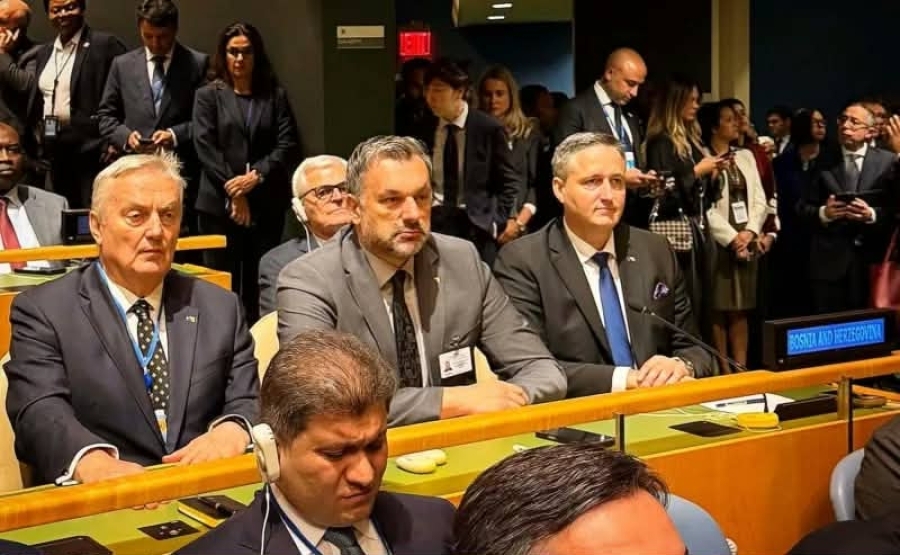 BH. DELEGACIJA U NEW YORKU: Konaković, Lagumdžija i Bećirović na Generalnoj skupštini UN-a