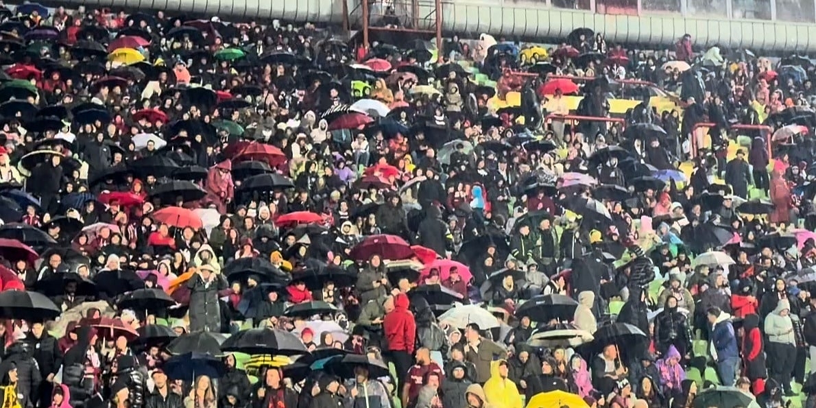 Pogledajte nevrijeme uoči sarajevskog derbija: Ovako trenutno izgleda Koševo, kiša stvara probleme