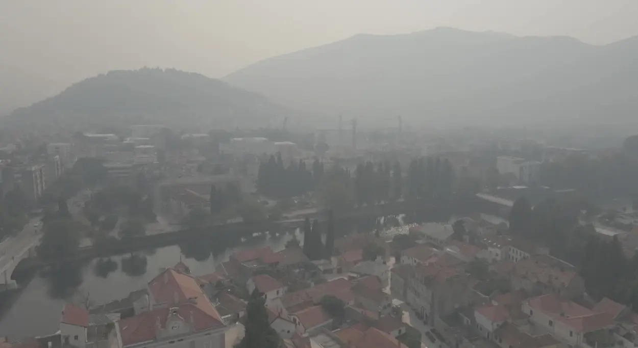 Hercegovci se guše u dimu, vazduh zagađen