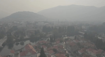 Hercegovci se guše u dimu, vazduh zagađen