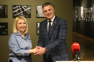 (FOTO) Ministarstvo prosvjete i kulture RS: Obezbijeđeno 400.000 maraka za nastavak REKONSTRUKCIJE Muzeja savremene umjetnosti Republike Srpske