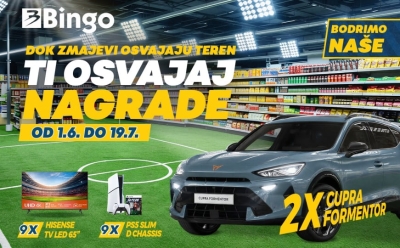 Bingo pokrenuo veliku nagradnu igru 'Bodrimo naše'