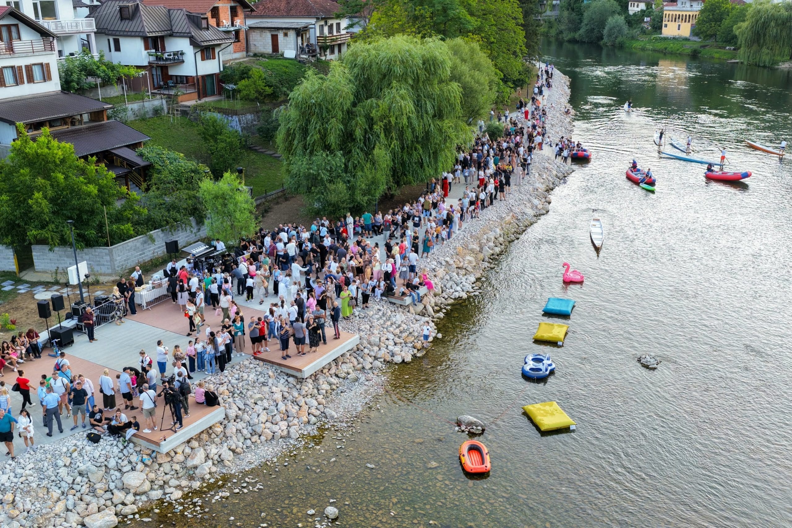 Otvoreno novo šetalište uz Vrbas u Banjaluci