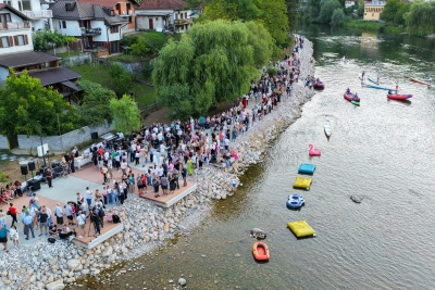 Otvoreno novo šetalište uz Vrbas u Banjaluci