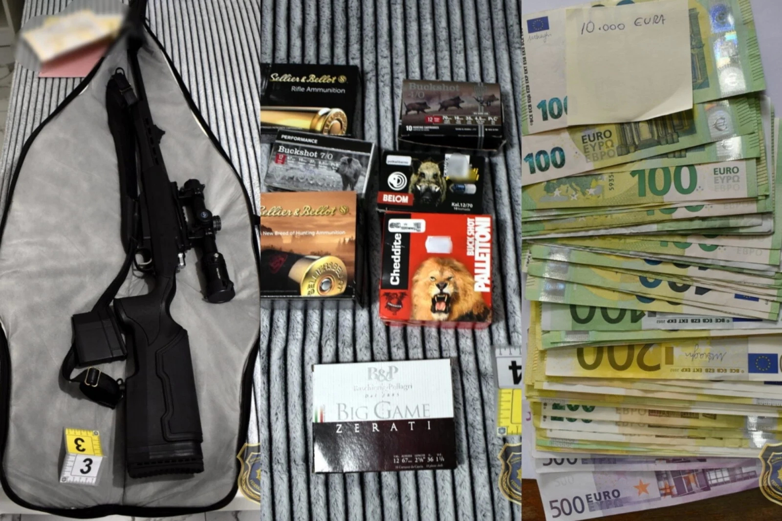 FUP u Zenici i Kaknju pronašao snajper i više od 80 hiljada KM u gotovini: Uhapšene dvije osobe