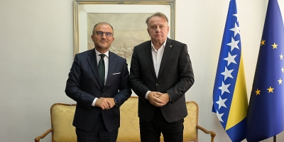 Nermin Nikšić ugostio Luigija Sorecu, razgovarali i o situaciji u Memorijalnom centru Srebrenica