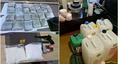Велика акција полиције: Једна особа ухапшена, пронађено око 35 килограма дроге
