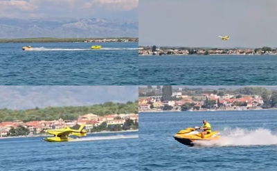 Muškarac jet skijem ometao avione koji su gasili požar, izazvao brojne osude