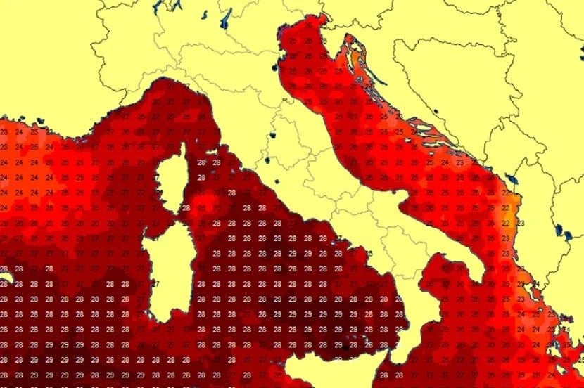 Najnovije mape temperatura mora: Evo gdje je more već dostiglo 30 stepeni
