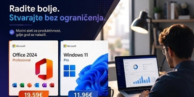 Unaprijedite svoju produktivnost uz doživotni MS Office 2024 i Windows 11 Pro već od 11€