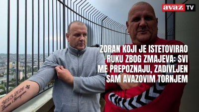 Video / Zoran koji je istetovirao ruku zbog Zmajeva: Svi me prepoznaju, zadivljen sam Avazovim tornjem
