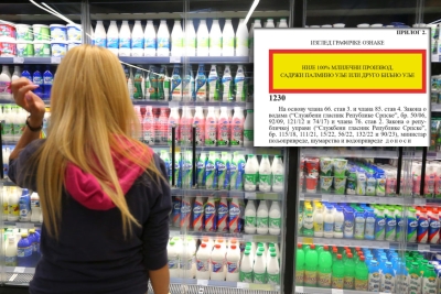 KRAJ OBMANE POTROŠAČA Inspektori na terenu zbog lažnih mliječnih proizvoda