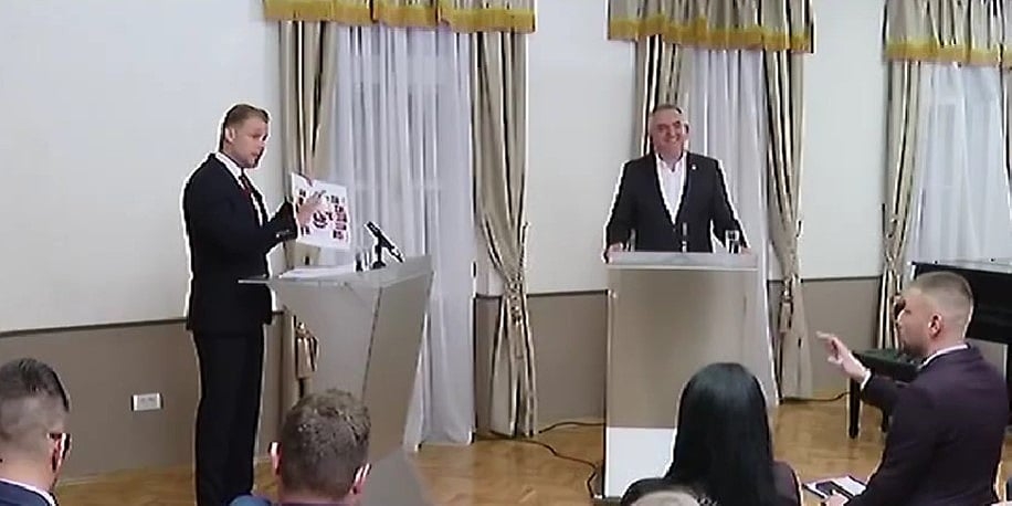 Debatu obilježile lične prozivke: Draško Stanivuković i Savo Minić u Banjoj Luci održali TV duel