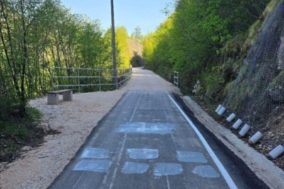 SKRNAVLJENJE PROJEKTA KOJI SPAJA LJUDE: Uklonjeni grafiti sa imenom ratnog zločinca na biciklističkoj stazi