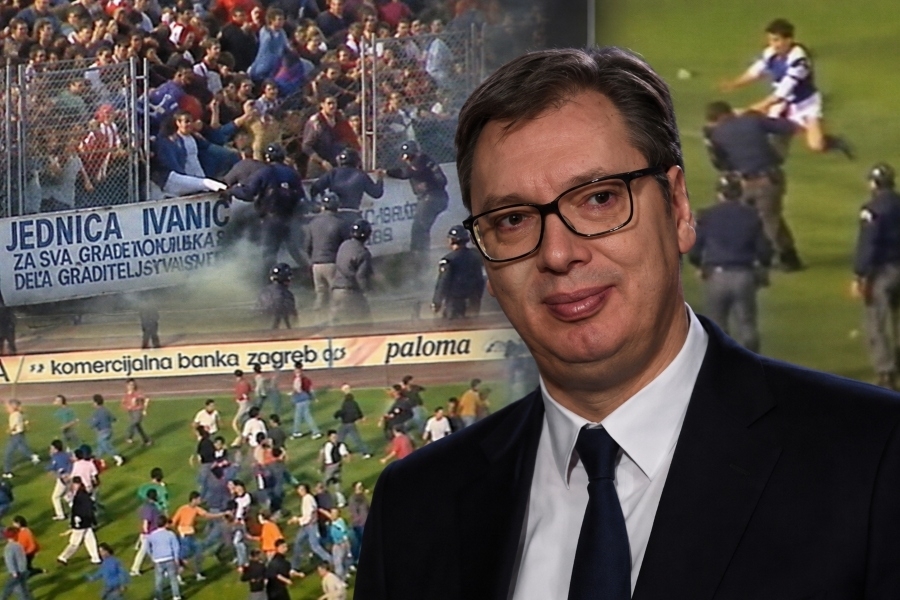 VUČIĆ SE HVALIO BLISKIM SUSRETOM SA HRVATSKIM NAVIJAČIMA: 'Nema veze što su bili trostruko brojniji…'