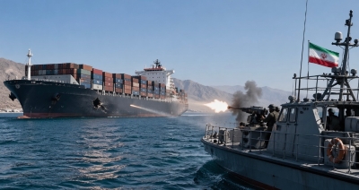 Iranska Revolucionarna garda pucala na kontejnerski brod u Hormuškom moreuzu