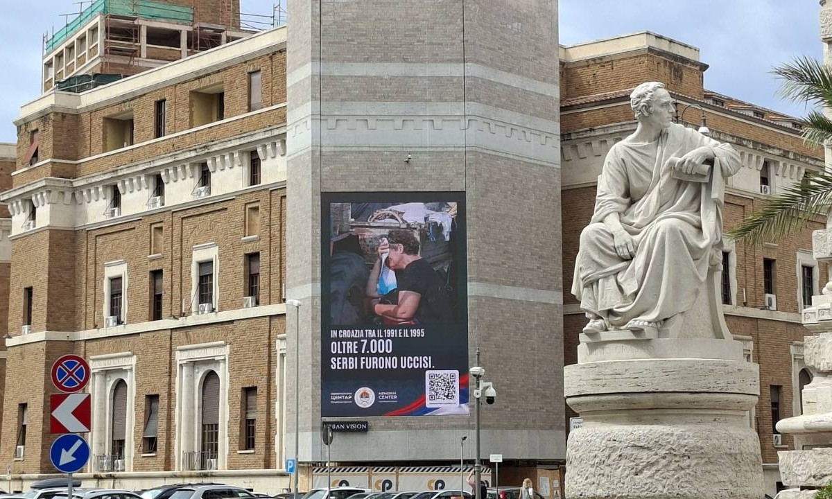 Kampanja o srpskim žrtvama na ulicama Rima: Cilj je da se glas stradalih čuje širom svijeta