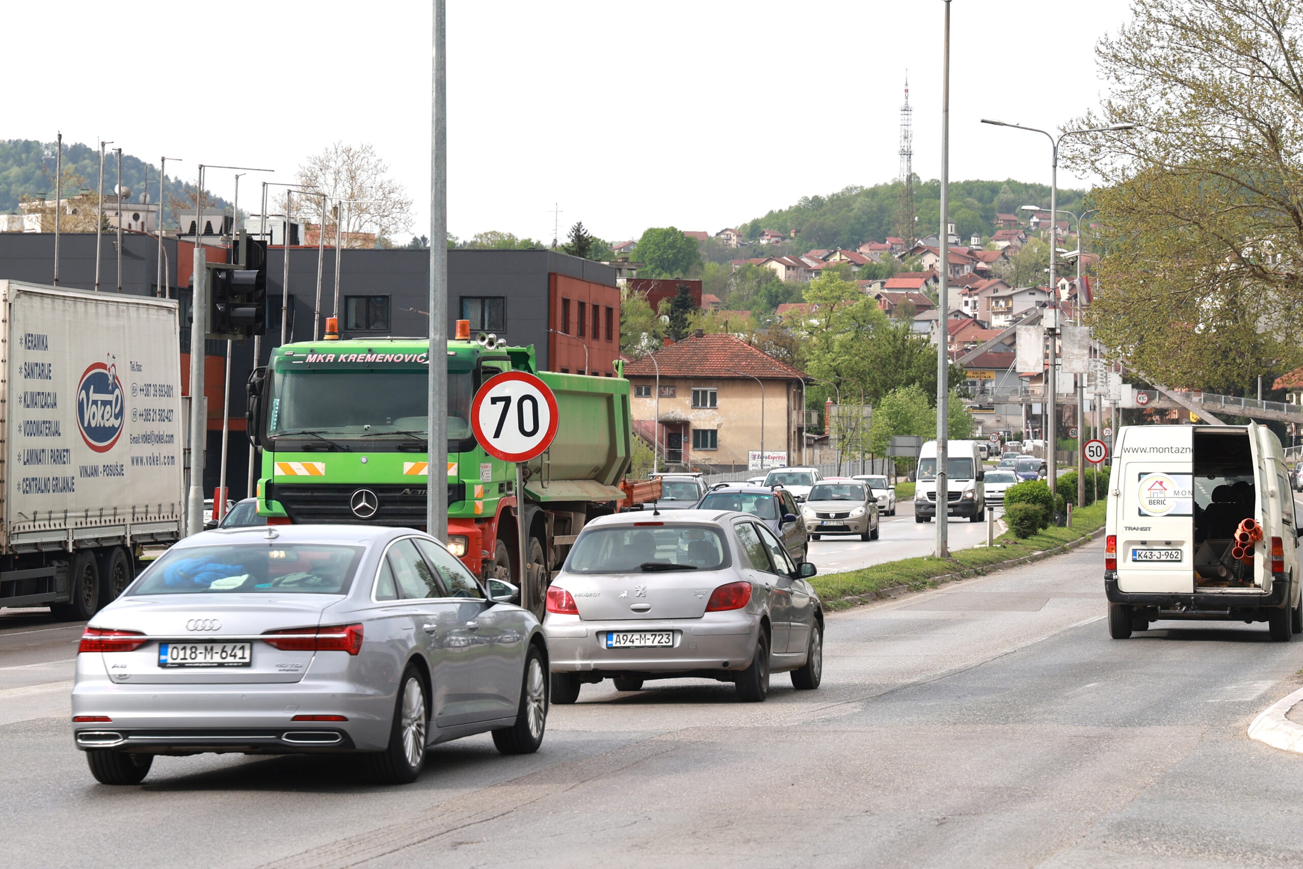 SAOBRAĆAJ UGLAVNOM BEZ ZASTOJA Više dionica pod izmijenjenim režimom, brojne obustave zbog radova