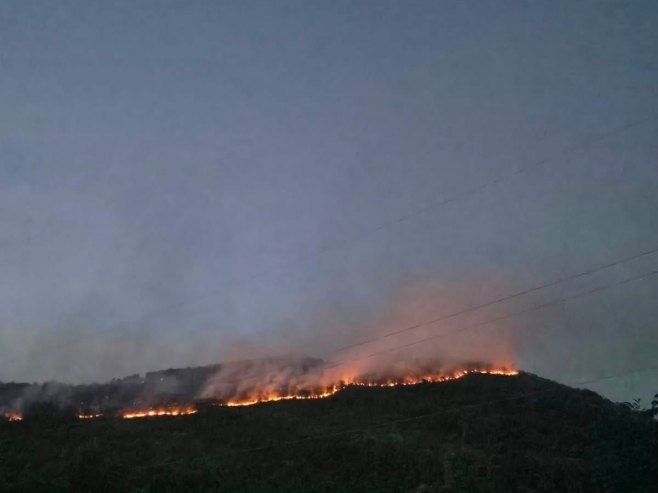 Požar u rejonu sela Vlasače