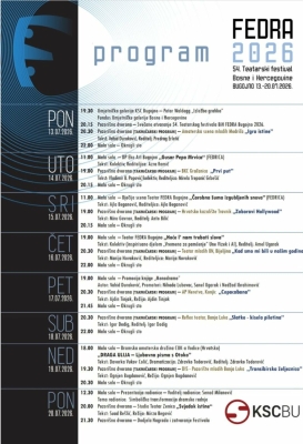 Uskoro 54. Teatarski festival BiH FEDRA, otvara ga predstava 'Igra istine' iz Modriče