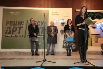 (FOTO) Otvorena izložba „Reci: Art - Otpad kao resurs” u Muzeju afričke umjetnosti u Beogradu: