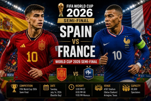 POLUFINALE SP-A, ŠPANJOLSKA – FRANCUSKA, 21 SAT