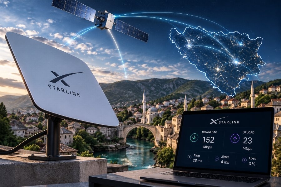 STARLINK U BiH OD 68 KM MJESEČNO: Evo šta sve trebate znati