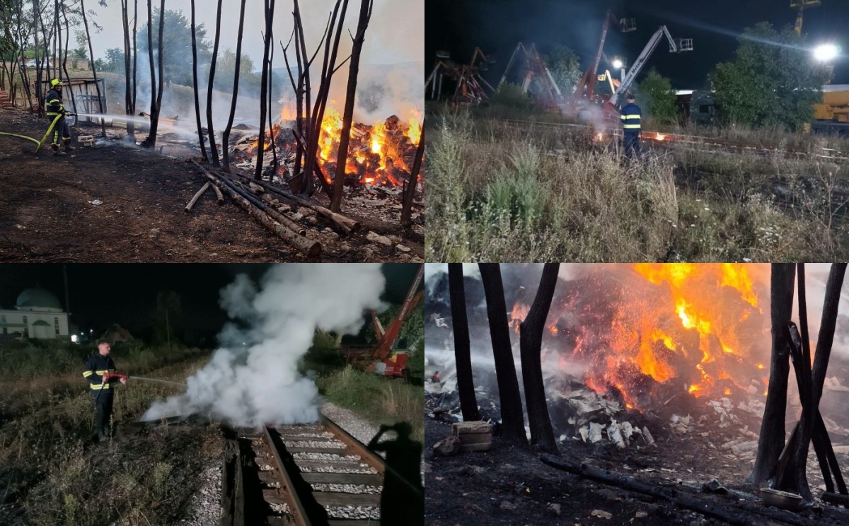 Vatrogasci intervenisali širom TK: U Srebreniku izgorjelo više od 800 bala sijena, gorjela i pruga