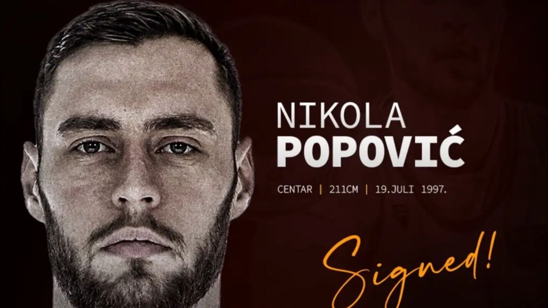 Nikola Popović novi centar KK Bosna