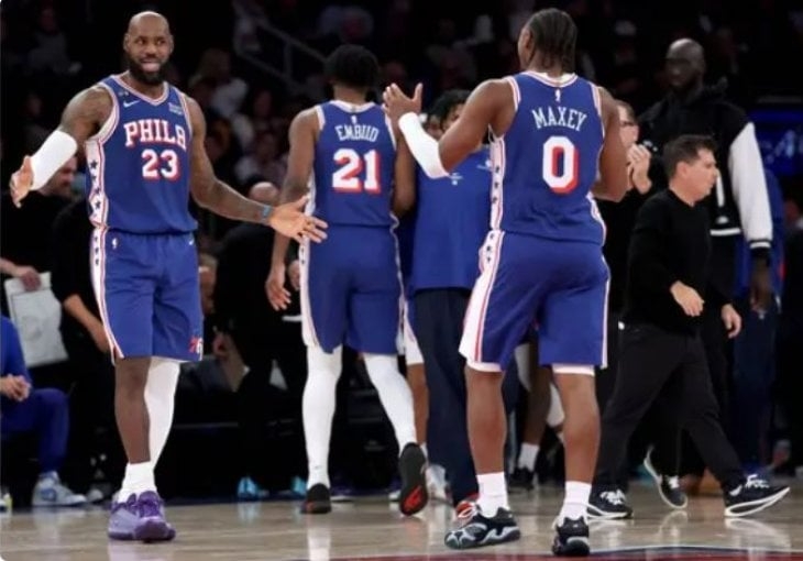NBA liga: Veliki preokret Philadelphije, 10 poena Hezonje