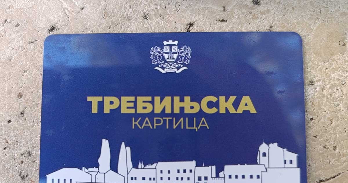 Više od 500 građana već ima "Trebinjsku karticu": Brojni popusti za Trebinjce