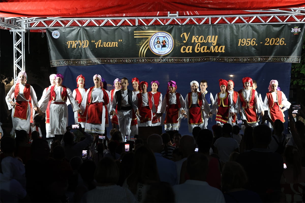 Koncertom dječijih ansambala nastavljeno obilježavanje 70 godina GKUD-a „Alat“