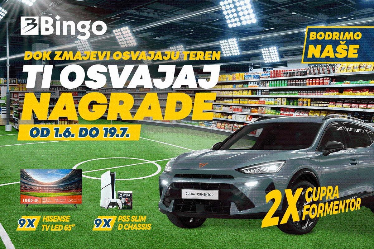 Objavljeni prvi dobitnici velike nagradne igre “Bodrimo naše”
