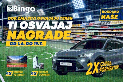 Objavljeni prvi dobitnici velike nagradne igre “Bodrimo naše”