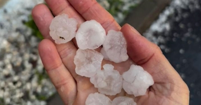 Snažno nevrijeme u Sloveniji: Padao krupan grad, oluja se približava Hrvatskoj (FOTO)