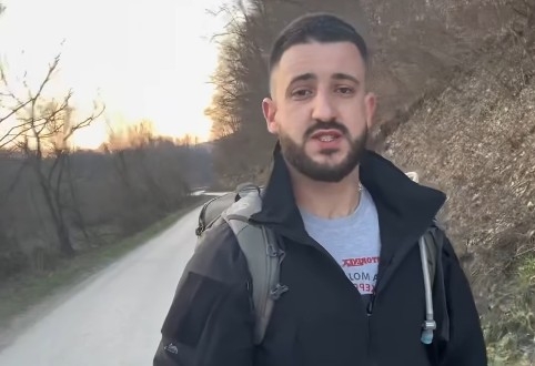 (VIDEO) Prešao 1.100 km: Božidar iz Čelinca na korak do Hilandara nakon 33 dana pješačenja