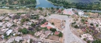 Jezivi prizori iz ukrajinskog grada pod ruskom okupacijom: Razrušene zgrade, spaljena vozila i puste ulice