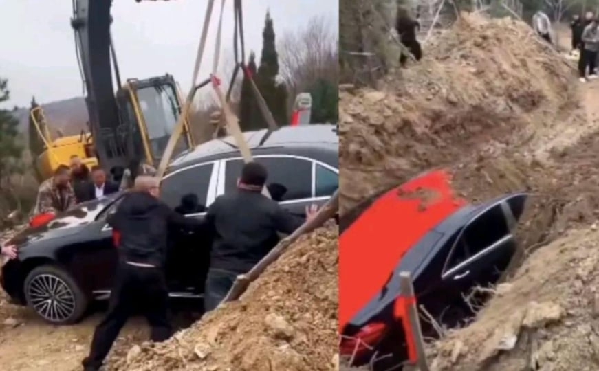 Bogataš pokopan uz Mercedes vrijedan 130.000 eura, policija istražuje slučaj