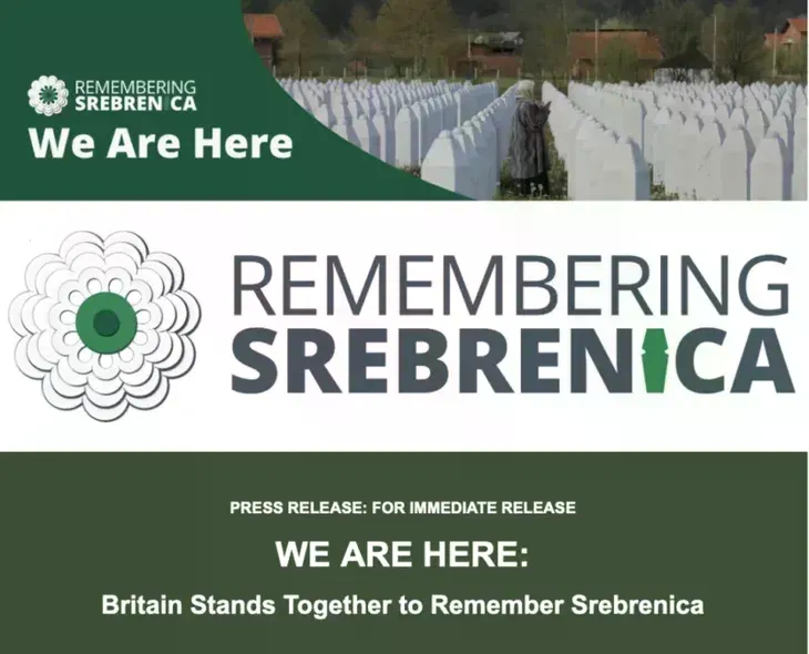 Više od 1.000 događaja širom Velike Britanije u znak sjećanja na Srebrenicu: "Niste uspjeli, preživjeli su ovdje"