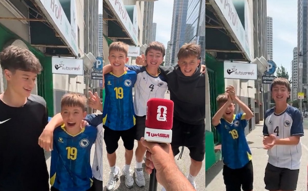 Navijačka euforija u Seattleu: Dječaci iz BiH zapjevali "I am from Bosnia" za katarsku televiziju