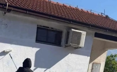 Uklonjen mural zločincu Slobodanu Praljku u mostarskom naselju Ortiješ