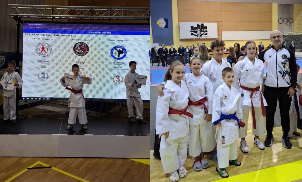 Pet karatista Čelika osvojilo deset medalja na međunarodnom turniru u Sarajevu