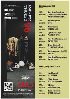 Репертоар Народног позоришта Републике Српске за мај (ФОТО)