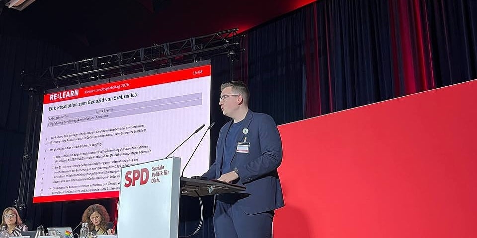Bavarski SPD traži od parlamenta rezoluciju o genocidu u Srebrenici