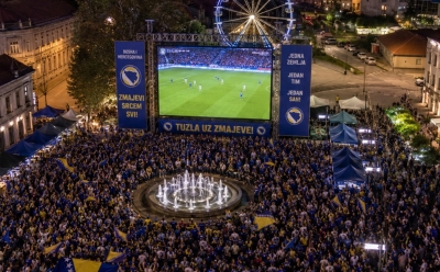 Utakmice BiH na Svjetskom prvenstvu gledat će se na Trgu slobode u Tuzli