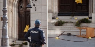Policija potvrdila da je riječ o zločinu iz mržnje: Vandal stolicama i smećem gađao pravoslavnu crkvu u Zagrebu